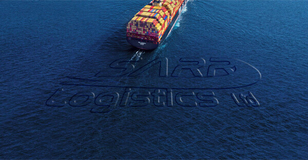 Container Ship In Deep Blue Ocean With SARR Logistics in the waves
Shipping Strategy 
