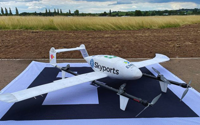 EMED Group Partners with Skyports for Innovative Healthcare Logistics Trial with drone