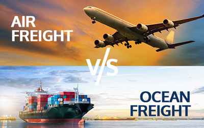 Sea or Air Freight SARR Logistics UK Shipping Comparison