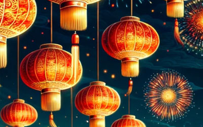 Chinese New Year 2024 Lanterns 