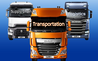 Logistics, Supply chain, transportation on Three HGV SARRLogistics UK