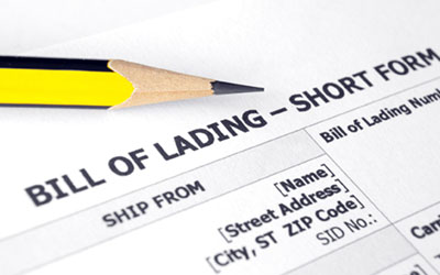 Bill Of Lading Freight Documents