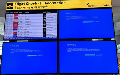 IT Outage Air freight 