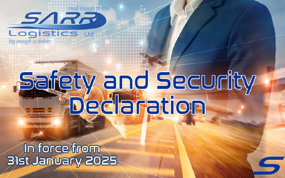 Safety and Security Declarations UK Imports Compliance