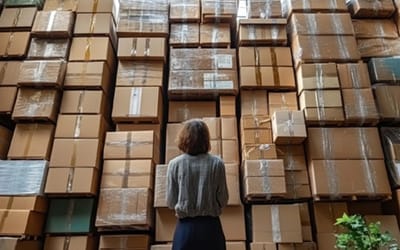 Amazon logistics network disrupting traditional freight forwarding Overwhelming task 