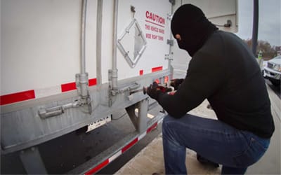 freight crime UK Cargo theft statistics HGV curtain slash theft UK logistics threats
