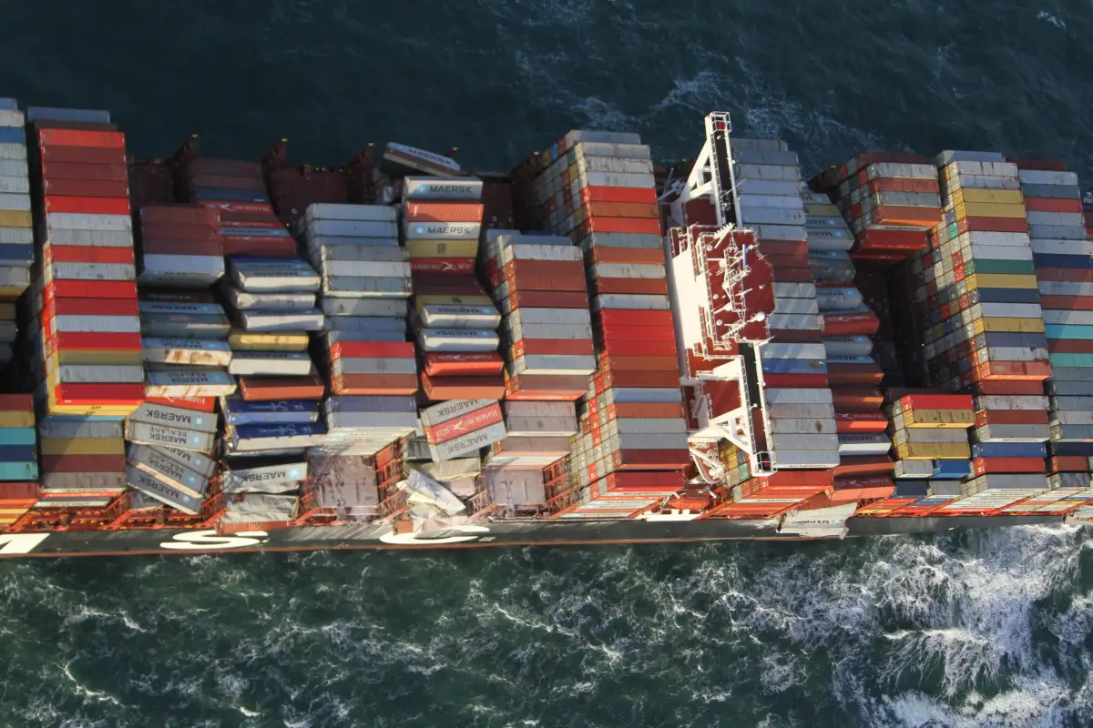 Containers lost at sea Cargo safety