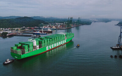 Evergreen on The Panama Canal